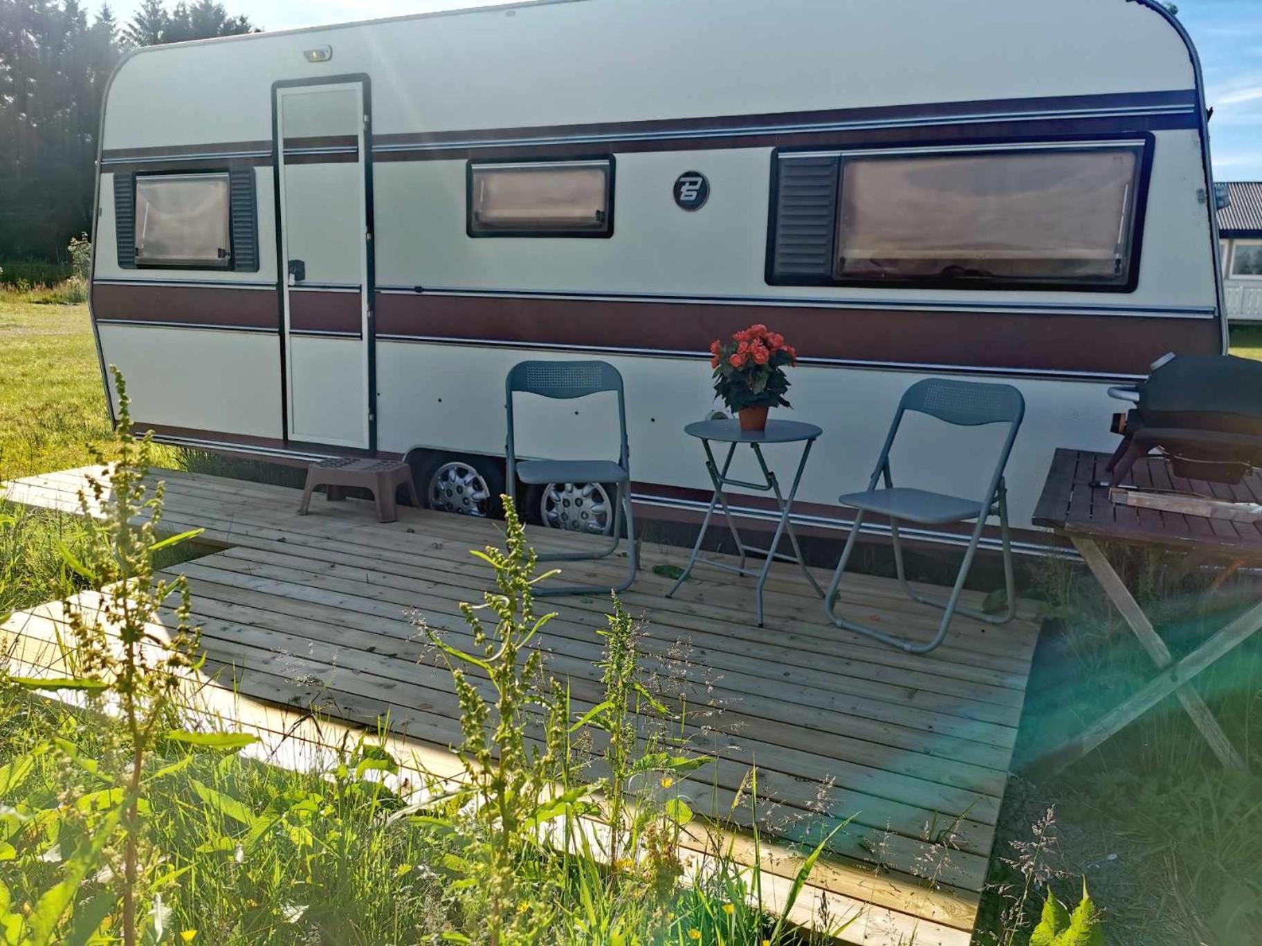 Vintage Caravan Synes Exteriér fotografie
